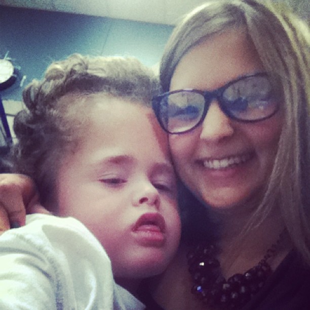 Calex and me on my birthday. 