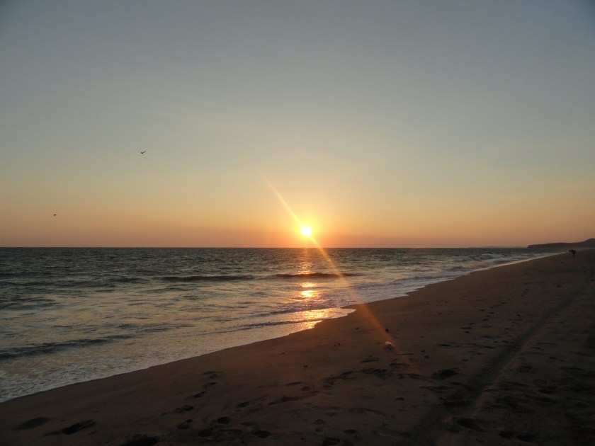 Sunset over the Pacific